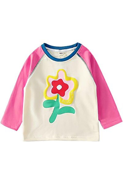 GENERAL L&Wen Girls Crewneck Raglan Long Sleeves T-shirt