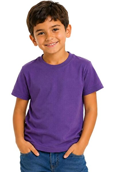 GENERAL Kids Round Neck boys T Shirt 170 GSM Pure Cotton Basic Colors