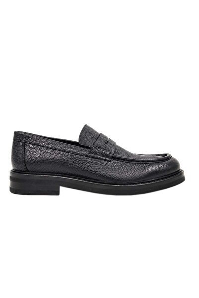 Alberto Rossi 101 6Ym 4564 Deerskin Men's Classic Shoes - Black