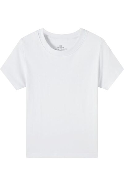 GENERAL Boys Short sleeves Summer Crewneck Kids T-Shirts Top Girls Tee