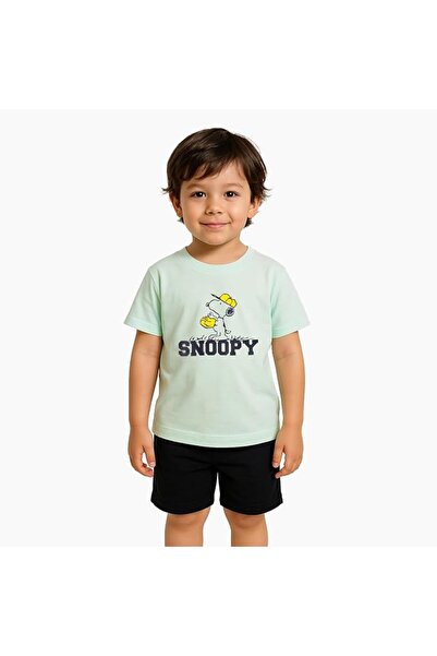 Trucare Boys Snoopy Kids's Boy's Short Sleeve 100% Cotton T-Shirt Western (pa...