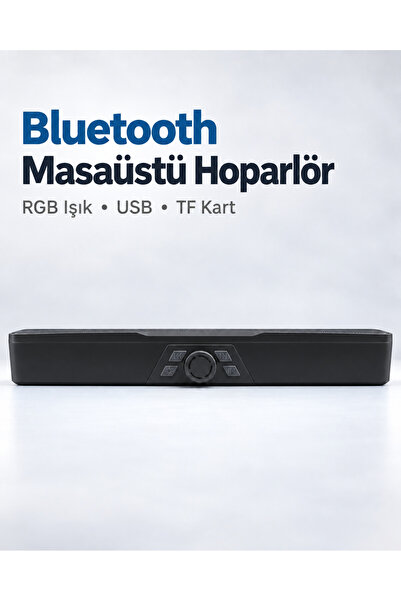 Masaüstü Soundbar Hoparlör Siyah