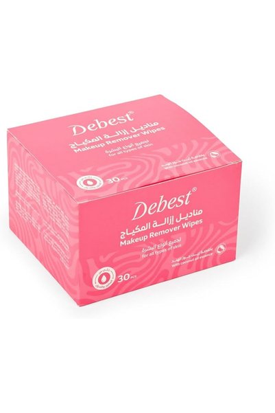 Debest مناديل إزالة المكياج 30 قطعة