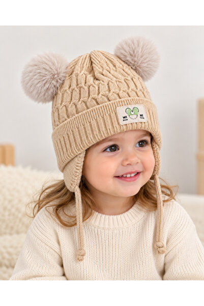 greenmoss Greenmoon Winter Knitted Model Baby Beanie