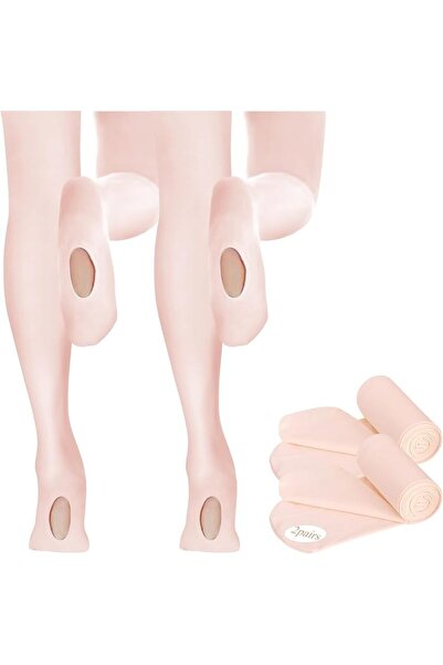 AZONEE Girls Ballet Dance Tights, Convertible Transition Toddler Pantyhose fo...