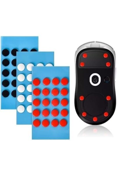 TMOHRA 60Pcs Mouse Skates for Glass Mousepad, Premium Universal Replacement F...
