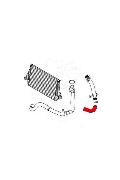 ESEN SKV Conductă radiator Opel Vectra C 3.0 CDTi 177 184 CP 13277075