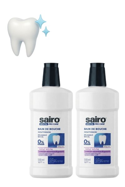 Sairo قطعتان من منتج العناية بالأسنان برو كير 500 مل