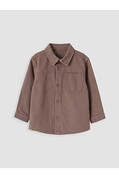 LC Waikiki Rmz Gi̇yi̇m Farkiyla Gabardine Boys' Shirt