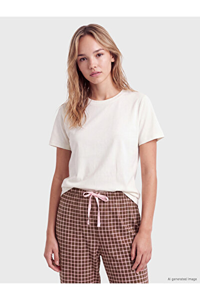 LC Waikiki Esvab • Modern & Distinctive Waist Drawstring Checkered Embroidere...