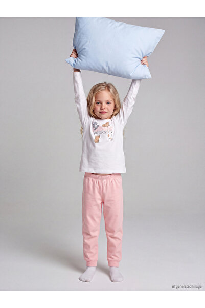 LC Waikiki Esvab • Modern & Distinctive Printed Girls' Pajama Set