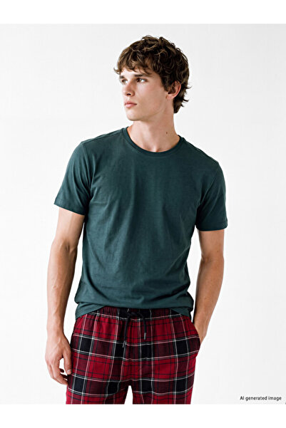 LC Waikiki Zero Roba Collar Short Sleeve Men's Pajama Top for Style Seekers f...