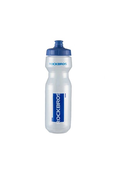 ROCKBROS Bidon de bicicletă de 750 ml - Transparent cu duză albastră