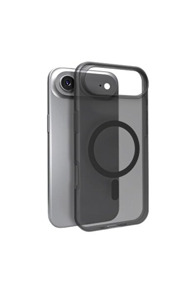 Puro Husă de silicon Daylight compatibilă Magsafe pentru iPhone 17 Air - Negr...