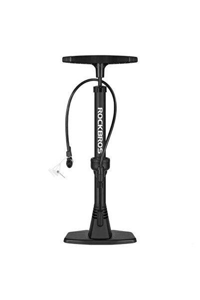 ROCKBROS 42510001001 pompă de bicicletă de podea - neagră