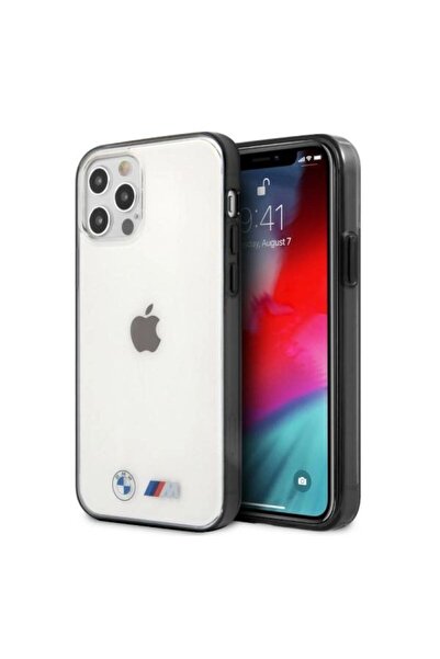 BMW Husă Sandblast pentru iPhone 12 Pro Max - Transparentă