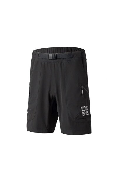 ROCKBROS Pantaloni scurți YDDK015 cu curea, mărimea XXL - negru