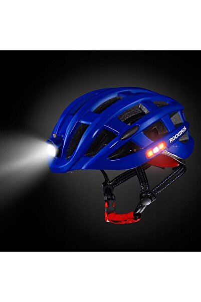 ROCKBROS Cască de bicicletă MTB albastru deschis 57-62cm