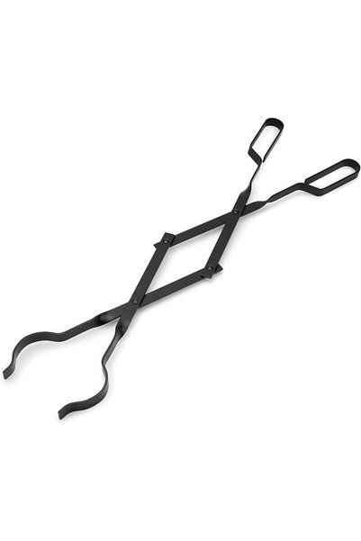 GENERAL Stanbroil Outdoor Campfire Fireplace Tongs, 26" Long, Log Grabber, Black