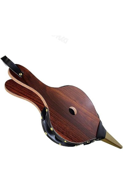 NALACAL 15.5"x 6.69" Composite Wood Fireplace Bellows - Barbecue Air Blower f...