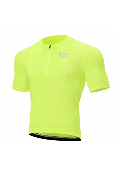 ROCKBROS Tricou galben bărbătesc M