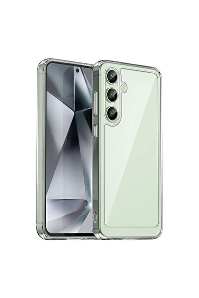 Hurtel Husă Outer Space cu ramă din gel pentru Samsung Galaxy S24 FE - Transp...