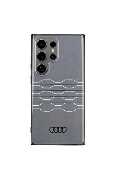 Audi Carcasă IML cu model geometric S24 Ultra S928 negru/negru, carcasă rigid...
