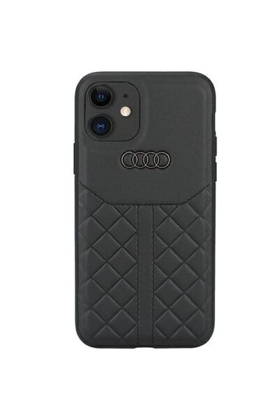 Audi Husă rigidă din piele naturală pentru iPhone 11 / Xr 6.1 " negru/negru A...