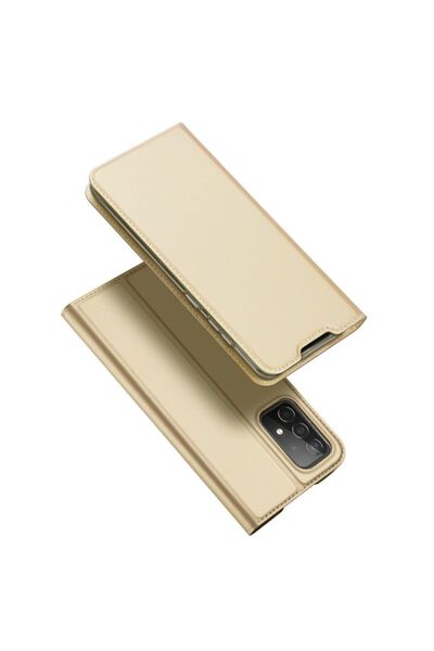 Dux Ducis Husă tip carte Skin Pro Holster Cover pentru Samsung Galaxy A73 auriu