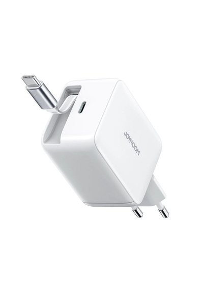 Joyroom JR-TCL06 Încărcător de perete GaN de 67W cu cablu USB-C retractabil î...