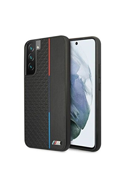 BMW Husă M Collection Triangles pentru Samsung Galaxy S22+ - Negru