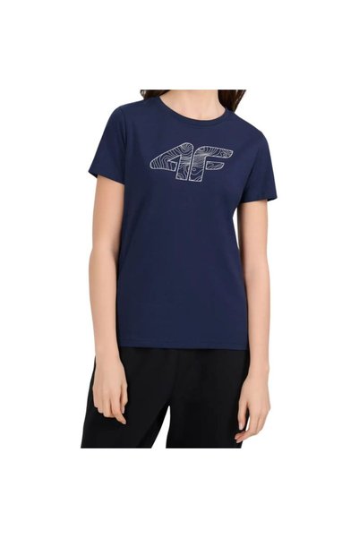 4F Tricou de damă F3309 bleumarin 4FWMM00TTSHF3309 31S