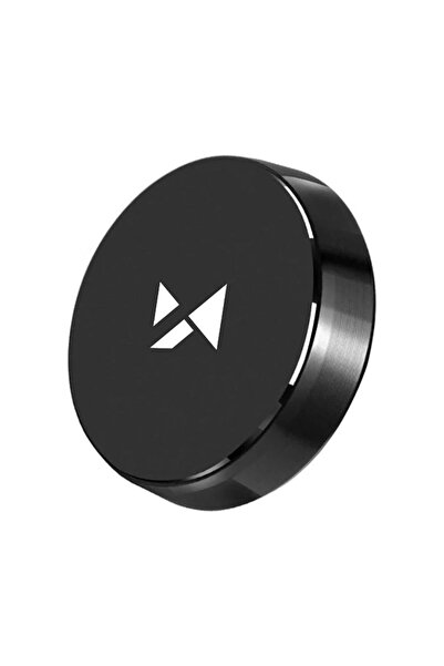 WOZINSKY Suport magnetic autoadeziv pentru bord auto, negru (WMH-02)