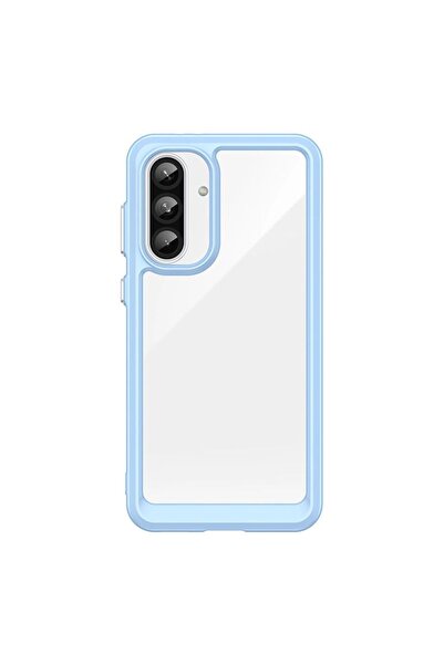 Hurtel Husă Outer Space pentru Samsung Galaxy A36 cu ramă flexibilă - Albastru