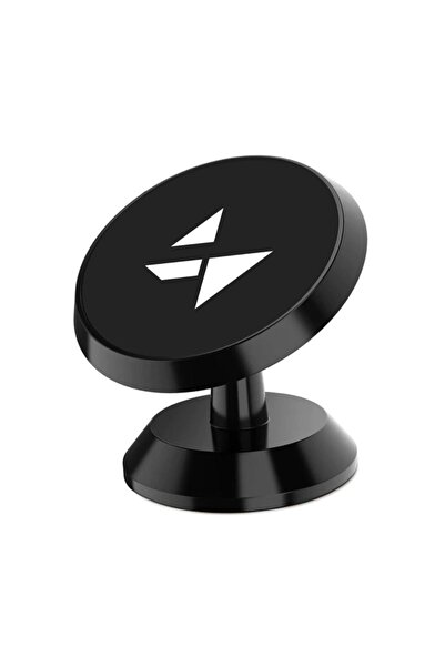 WOZINSKY Suport auto magnetic pentru bord, autoadeziv 360, negru (WMH-05)