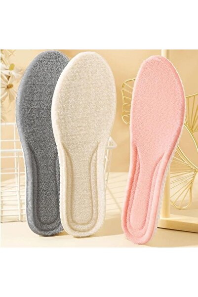 SYOSI 3 Pairs Thermal Insoles Memory Foam Foot Warmer Cashmere Sports Shoe Pa...