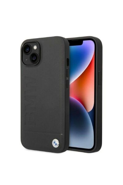 BMW Husă MagSafe cu imprimare logo semnătură pentru iPhone 14 Plus - Negru