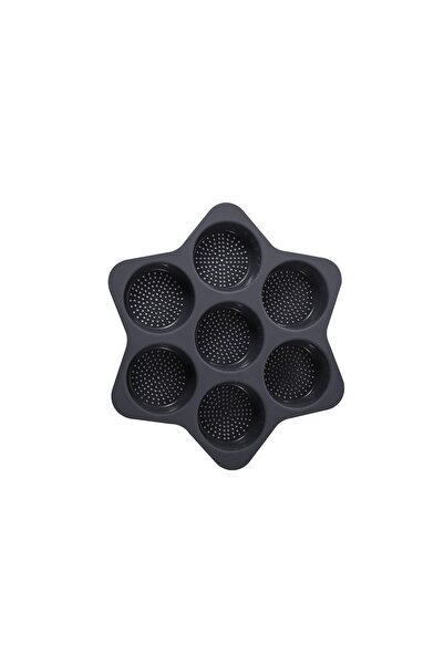 OEM Forme de Silicon pentru Copt, 7 Forme Rotiunde, pentru Burgeri si Prajitu...
