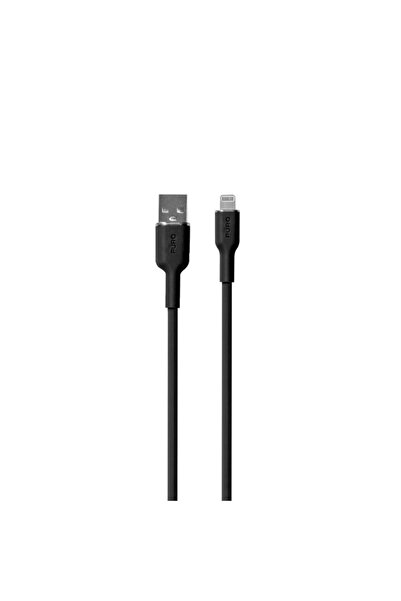 Puro Elektrik Cablu Lightning Puro Soft USB-A, silicon, 1,5 m, negru