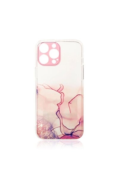Hurtel Husă marmură pentru iPhone 12 Pro, husă gel, marmură roz