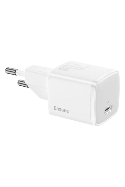 Baseus Încărcător de perete Cube 20W PD USB-C - Alb