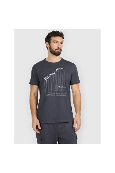 4F Tricou imprimat bărbătesc, croială normală 4FRAW25TTSHM3845-22S