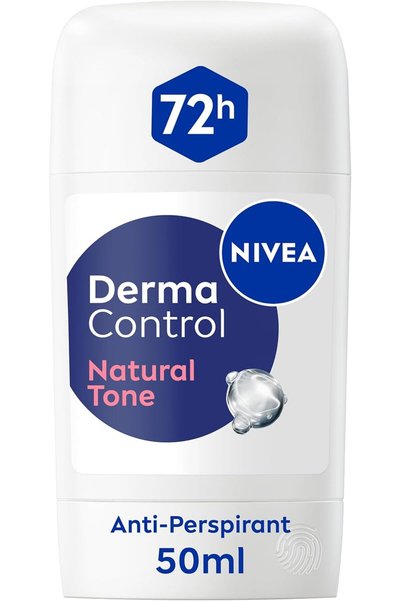 Nivea Body نيفيا ديرما كونترول مزيل عرق طبيعي اللون، 50 مل، مع هيالورون نقي و...