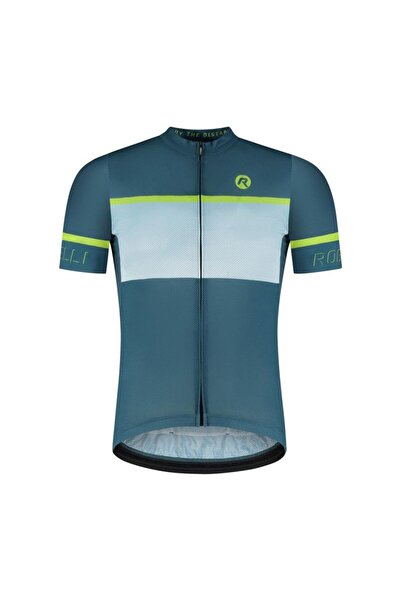 Rogelli Tricou HERO II Albastru și Lime 2XL
