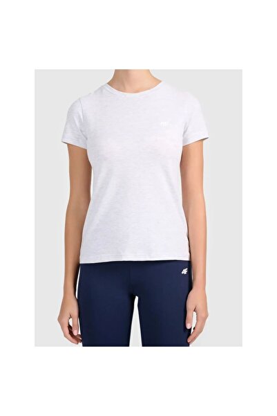 4F Tricou slim din colecția de bază pentru femei 4FWMM00TTSHF3306-27M