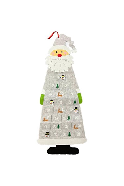 SASKA GARDEN CALENDAR DE ADVENT CU MOȘ CRĂCIUN GRI