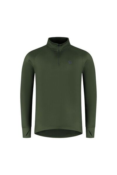 Rogelli Hanorac de alergare ESSENTIAL verde 2XL