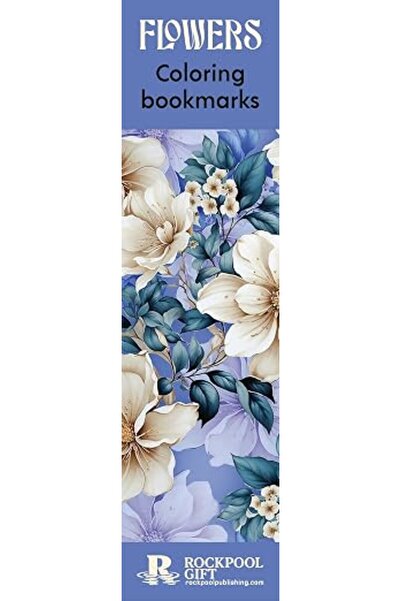 GENERAL Flowers Coloring Bookmarks