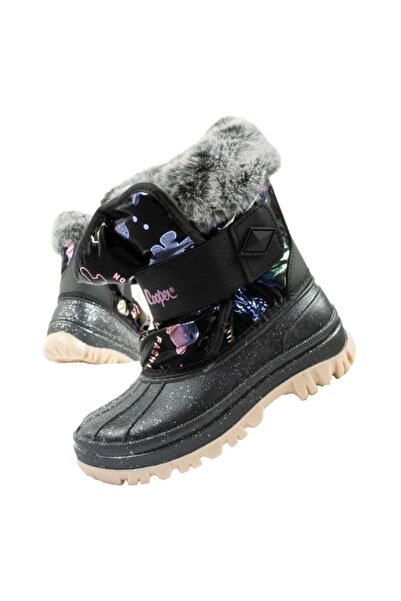 Lee Cooper Ghete de iarnă pentru copii, izolate, de zăpadă, pentru fete, negre.