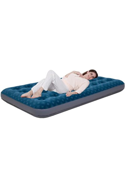 Jilong Saltea flocată pentru o persoană cu imprimeu 3D 191x73x22CM 24501